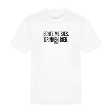 T-Shirt 'Echte meisjes drinken bier'