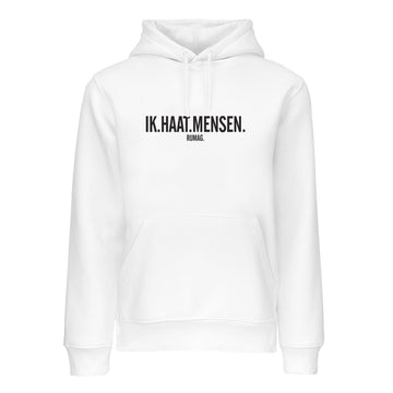 Unisex hoodie 'IK HAAT MENSEN'