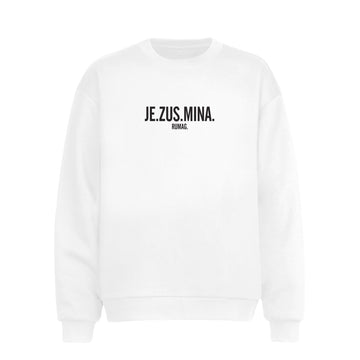 Unisex sweater 'JE ZUS MINA'