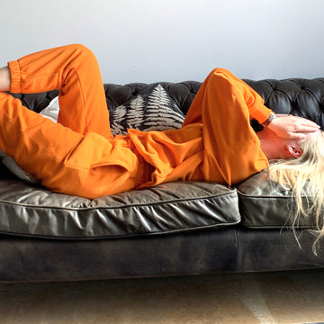 Oranje Huispak 'R. The Label' Maat XS