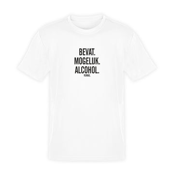 T-Shirt 'Bevat mogelijk alcohol'